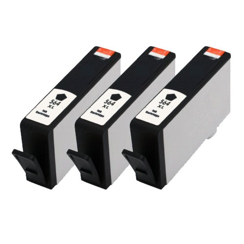 Compatible Premium Ink Cartridges 564XL High Capacity Black Triple Pack - for use in HP Printers