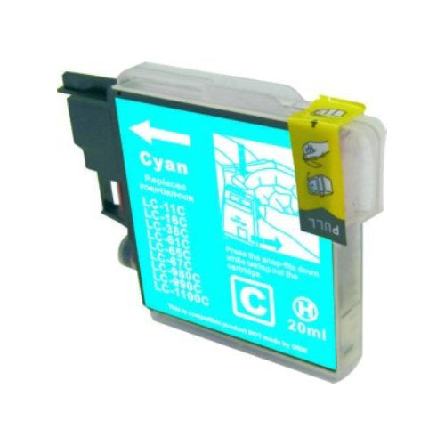 Compatible Premium Ink Cartridges LC61/LC67/LC38C Cyan Inkjet Cartridge - for use in Brother Printers