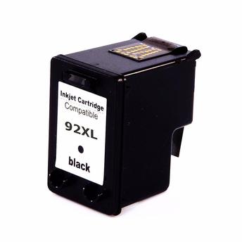 Compatible Premium Ink Cartridges 92XL High Yield Black Remanufactured Inkjet Cartridge - for use in HP Printers
