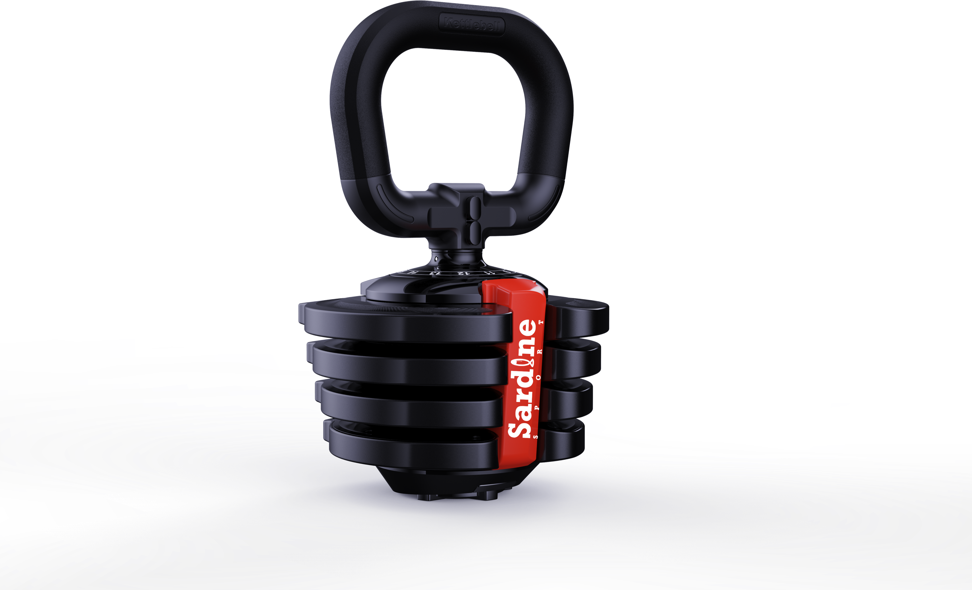 Sardine Sport 3-In-1 Multi-Functional Adjustable Dumbbell With Twist-Lock, All-In-One With Dumbbell-Barbell-Kettlebell, 1.5KG To 18KG, 3LB To 40LB - Pair