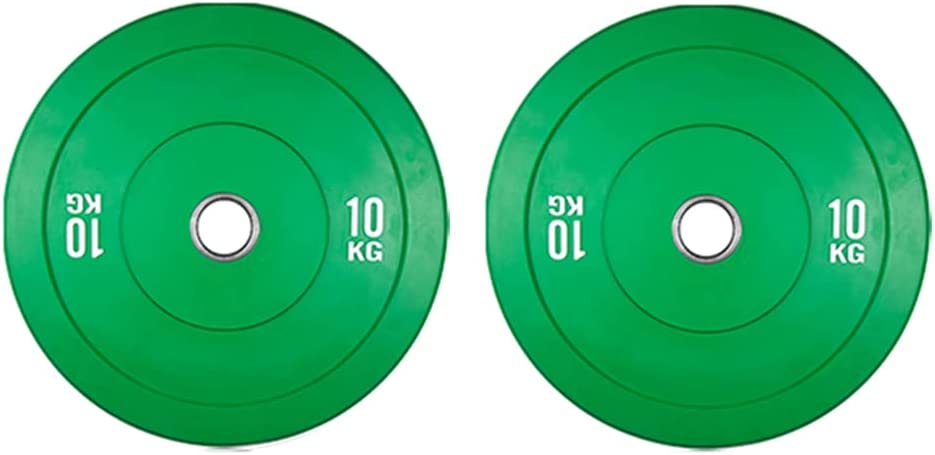 Sardine Sport Olympic Change Plates 50mm Fractional Weight Plates Designed for Olympic Barbells for Strength Training 10kg Green Set