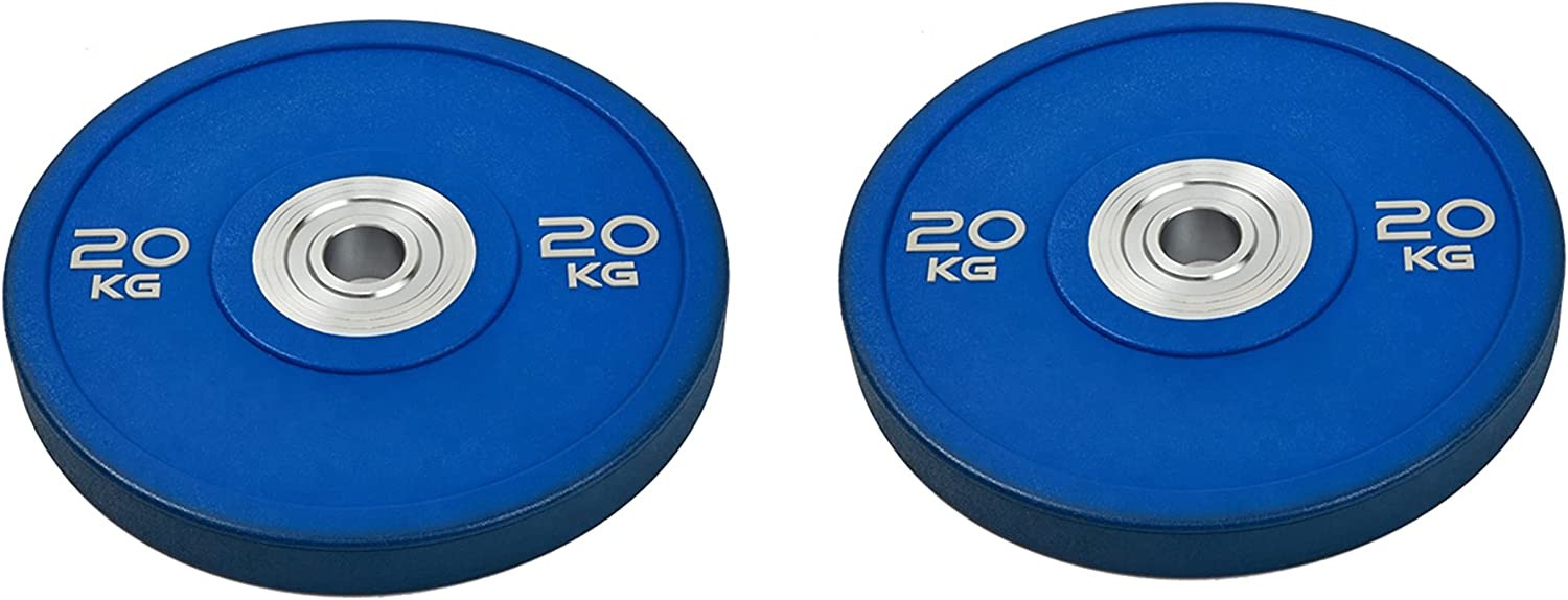 Sardine Sport Olympic Change Plates 50mm Fractional Weight Plates Designed for Olympic Barbells for Strength Training 20kg Blue Set