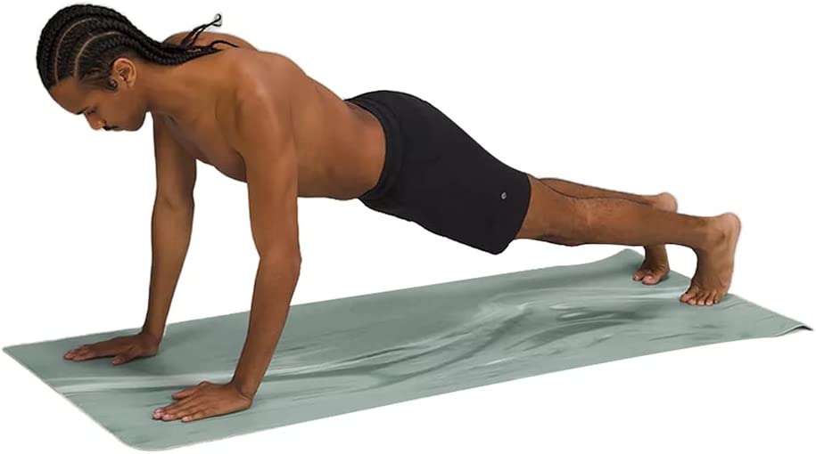 Sardine Sport Natural Rubber Yoga Mat, Extra 4.5mm, Thick & Large Mat, High-Density, Anti-Tear Green (L1830* W680* H4.5mm)