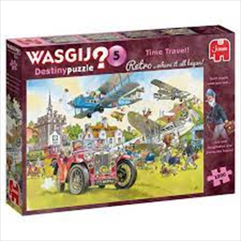 Wasgij 1000 Piece Puzzle - Destiny Retro Time Travel (JUMBO)