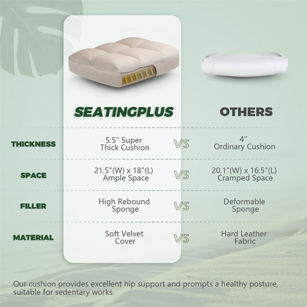 Soft Linen Home Ergonomic Swivel Adjustable Tilt Angle and Flip-up Arms Office Chair