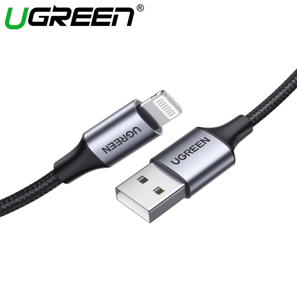 UGREEN USB-A to Cable 1m (Aluminium case, Black) - 60156