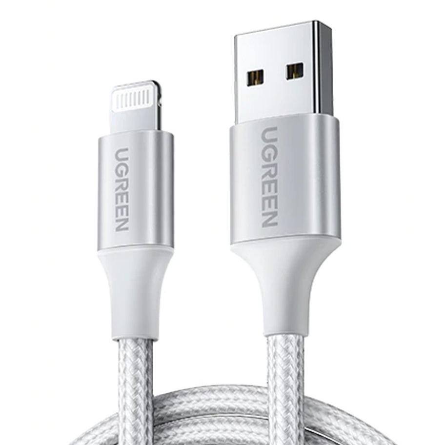 UGREEN USB-A to Cable 1m (Aluminium case, Silver) - 60161