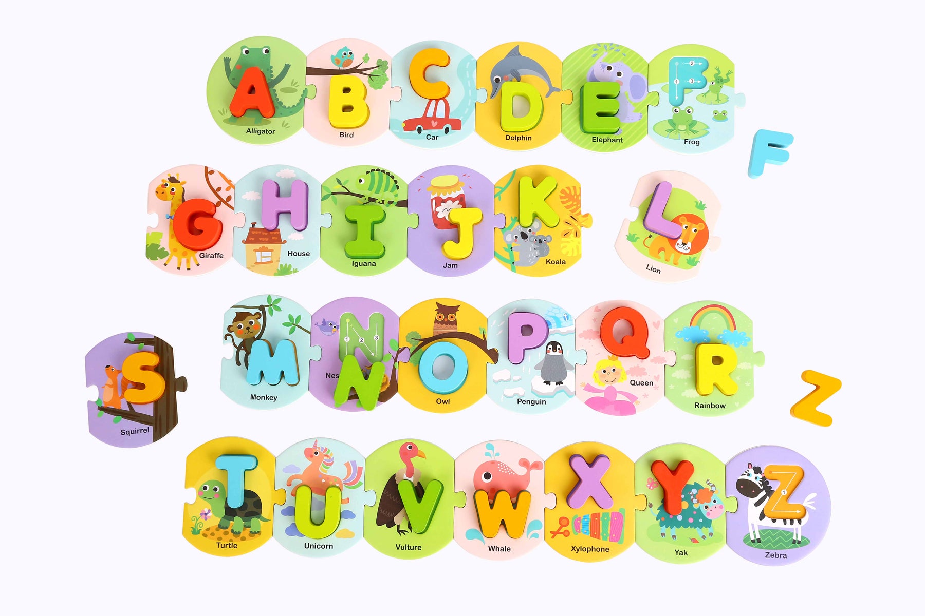 ALPHABET PUZZLE IN CARRY BOX