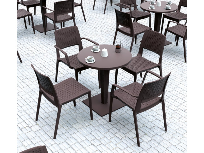 Capri Armchair - Chocolate