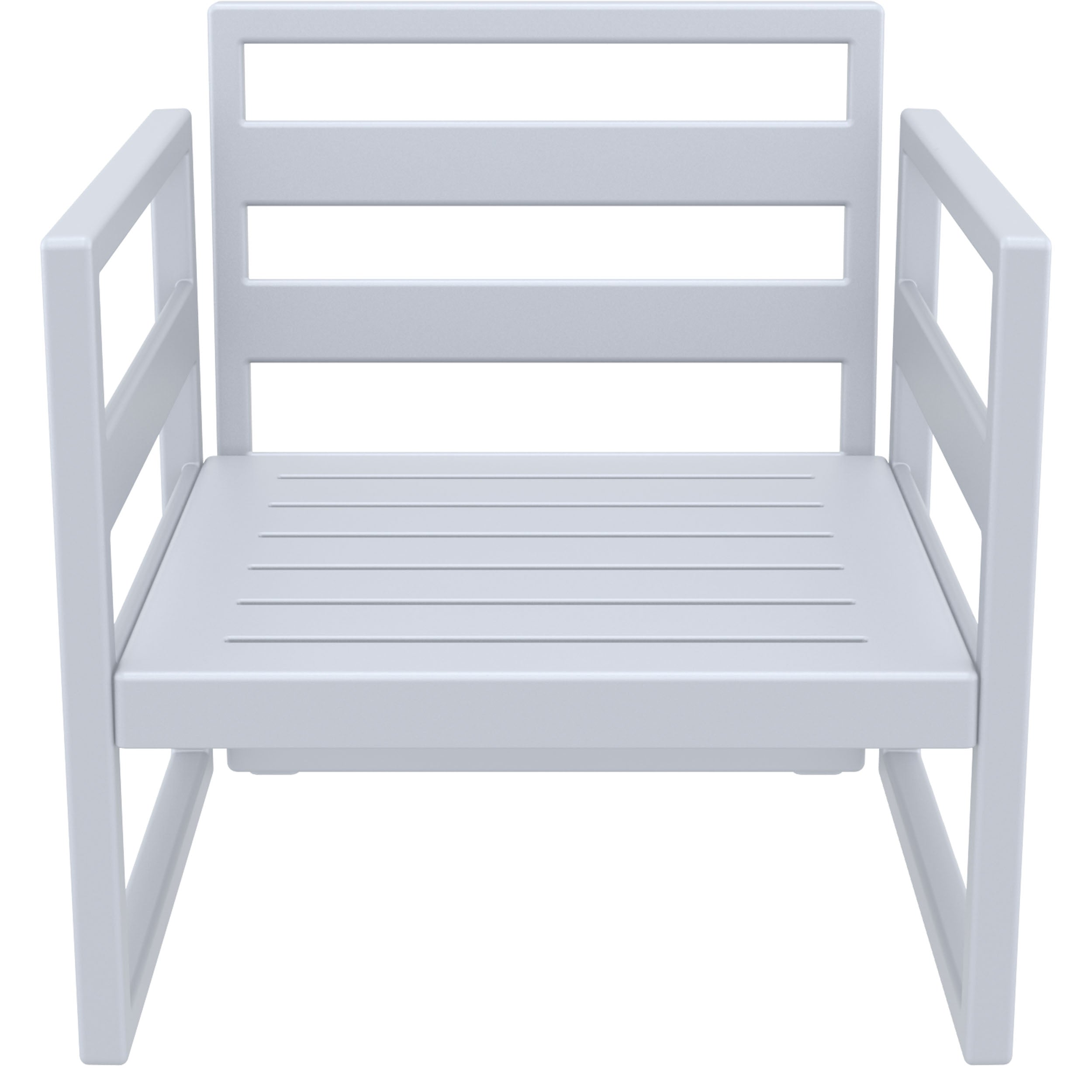 Mykonos Lounge Armchair - Silver Grey