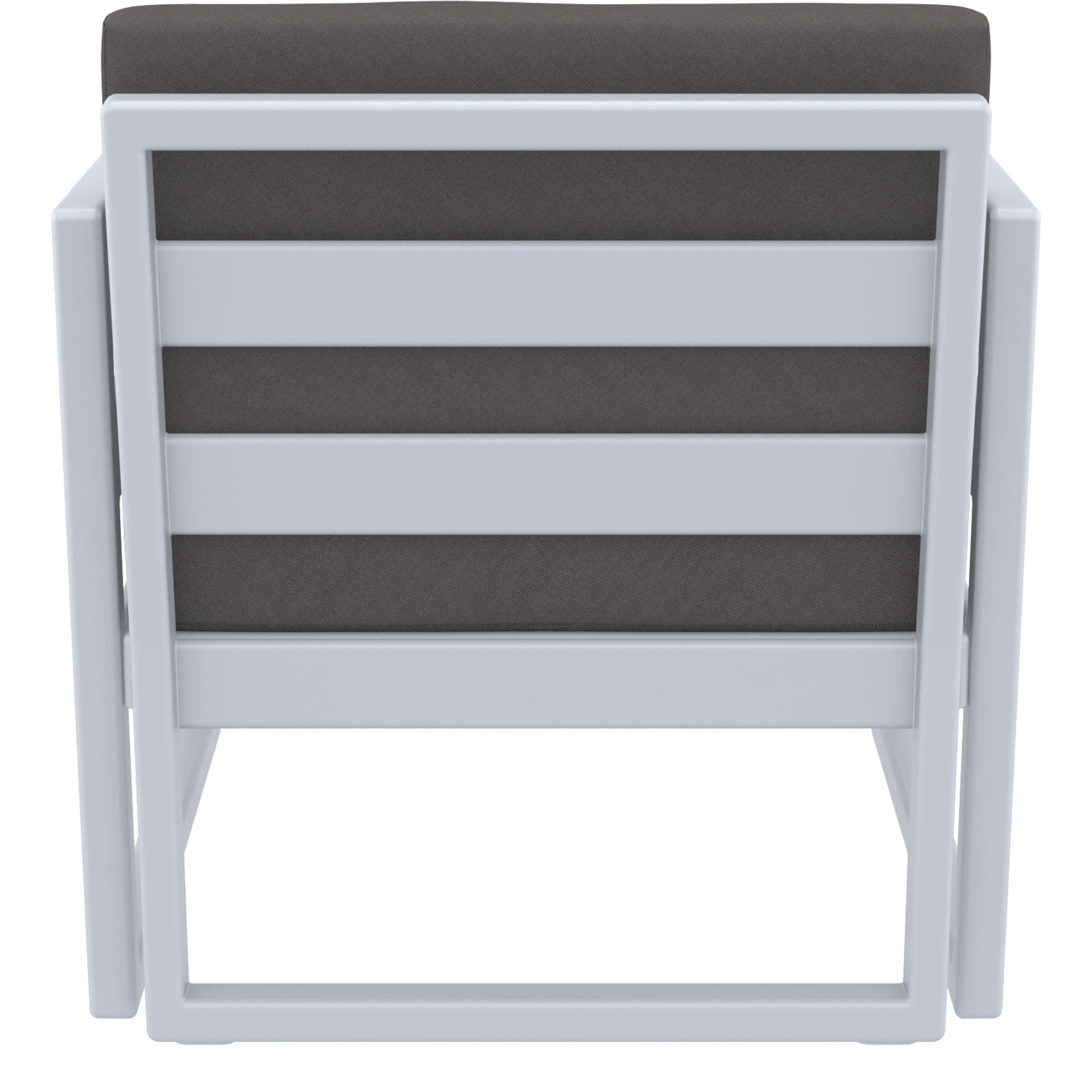 Mykonos Lounge Armchair - Silver Grey