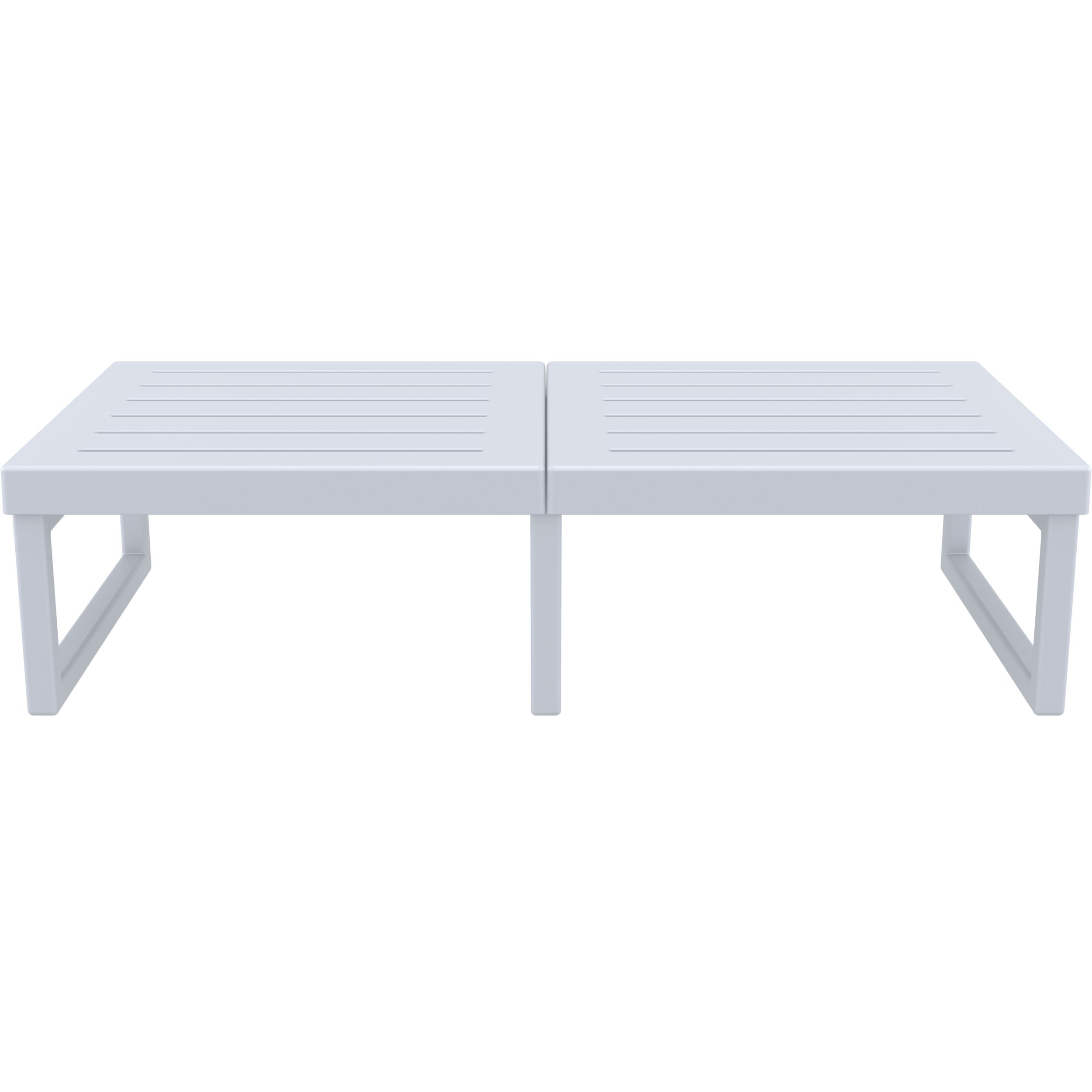 Mykonos Lounge Table XL - Silver Grey