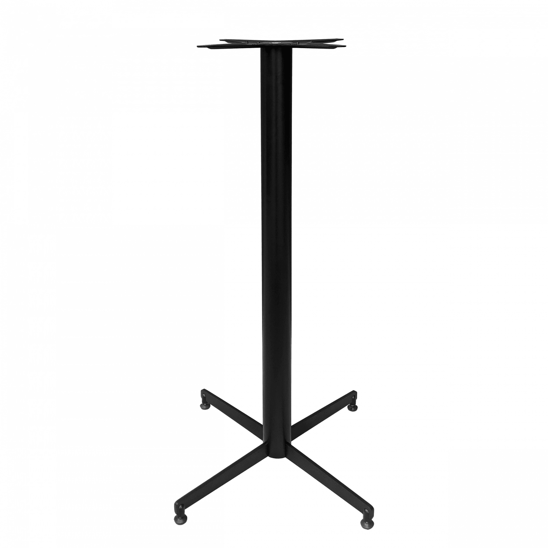 Stockholm Bar Base - Round Pole - Black