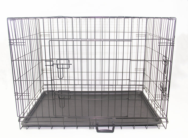 YES4PETS 48' Portable Foldable Dog Cat Rabbit Collapsible Crate Pet Cage with Cover Mat Blue