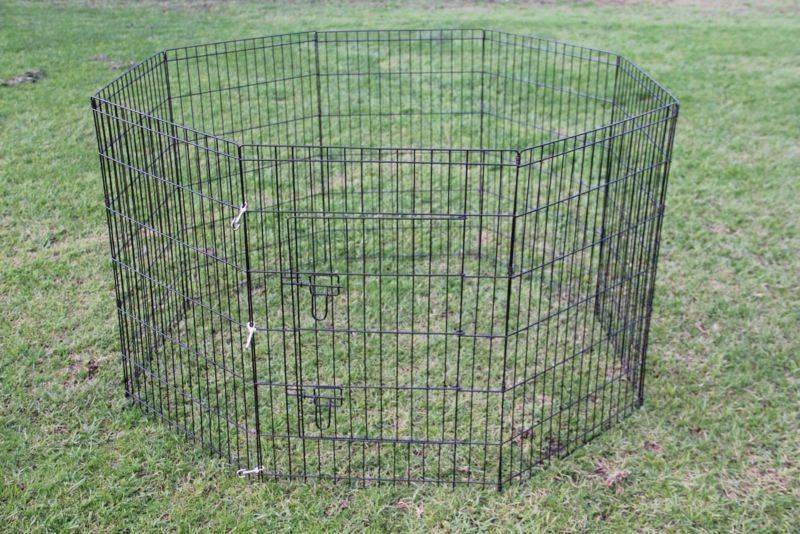 120 cm 8 Panel Pet Dog Playpen Exercise Chicken Cage Puppy Crate Enclosure CatĀ Fence