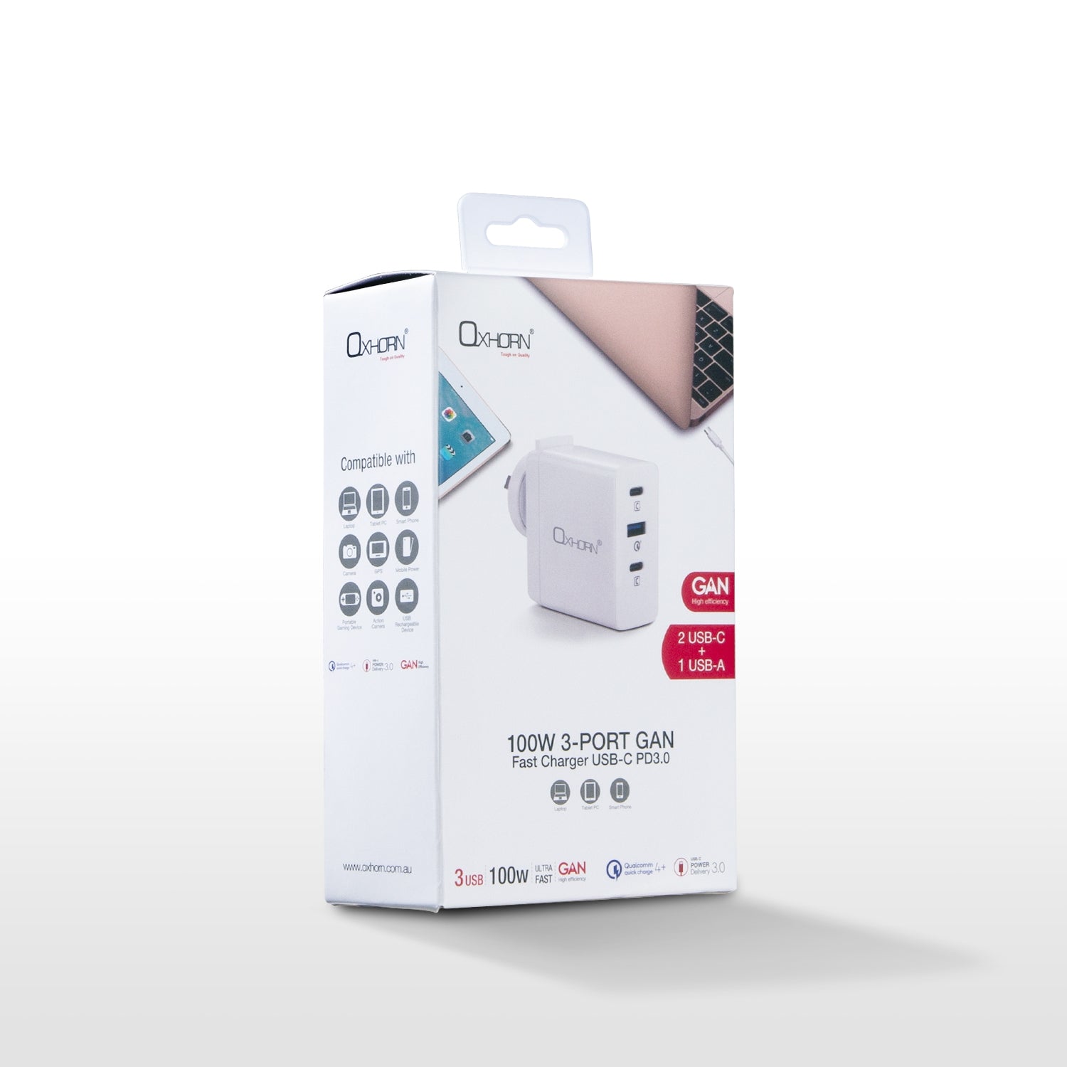 Oxhorn Type C GaN Charger 100w