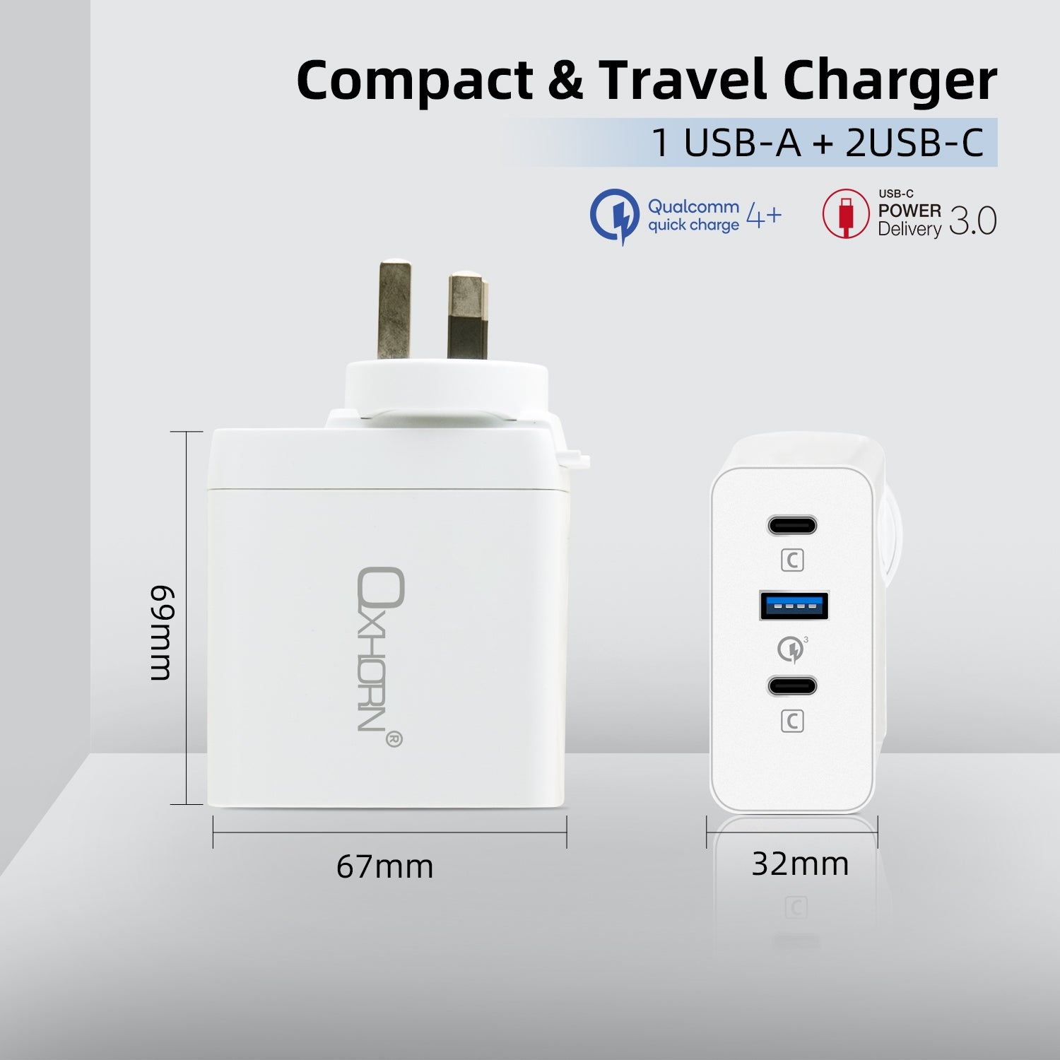 Oxhorn Type C GaN Charger 100w