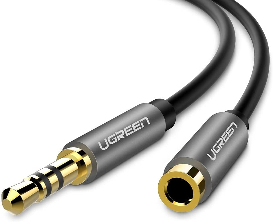 UGREEN 3.5mm Male to 3.5mm Female Extension Cable 1.5m Black 10593