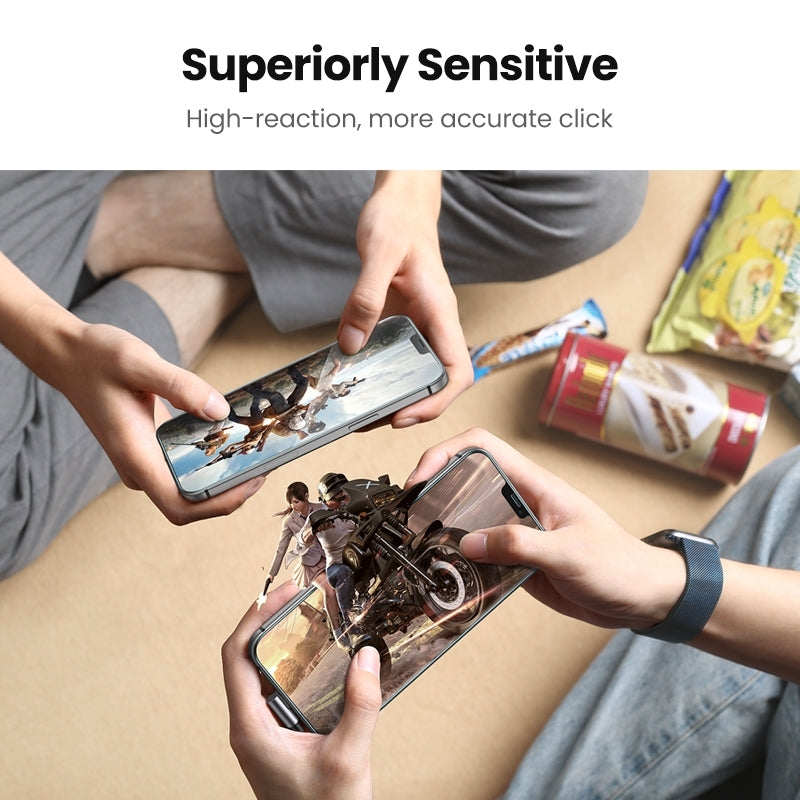 UGREEN 20338 2.5D Full Cover HD Screen Tempered Protective Film for iPhone 12/6.7" Twin Pack