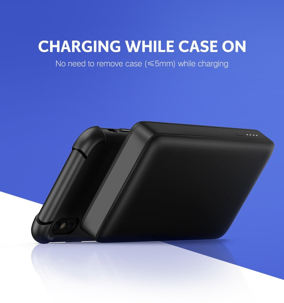 UGreen 10000mAh Power bank with 10W QI Wireless Charging Pad - Black 50578