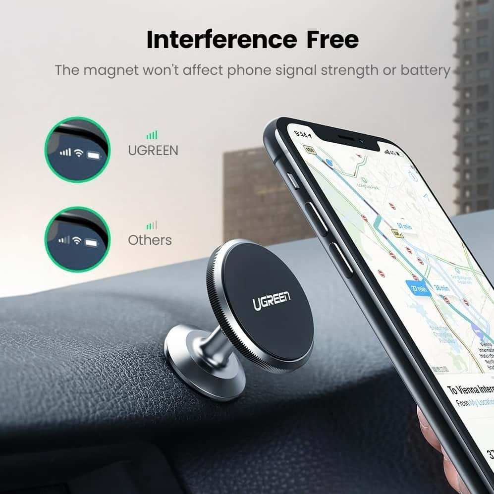 UGREEN 60316 Alloy Magnetic Dashboard Phone Holder