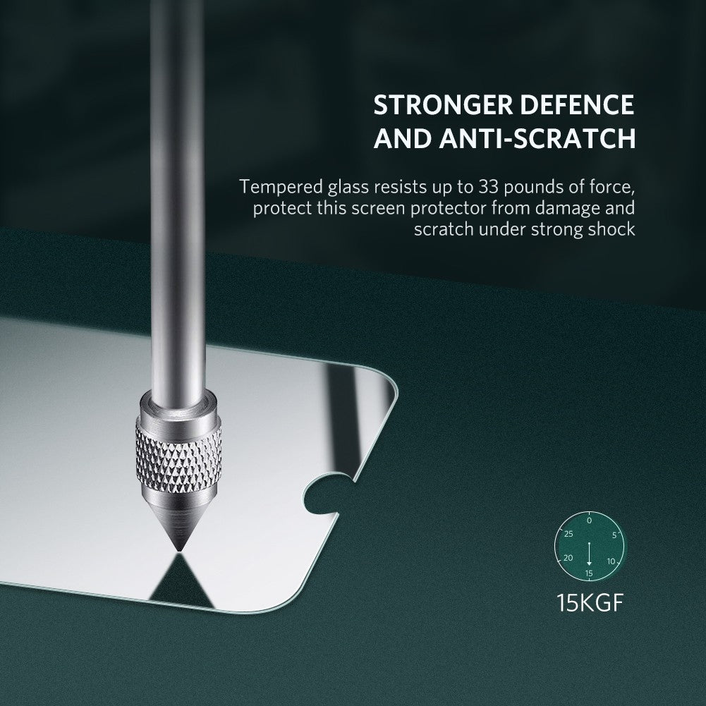 UGREEN 2.5D Round Edge HD Screen Protector, 2 Pack Tempered Glass For iPhone 7/8 Plus 5.5 inch 60395