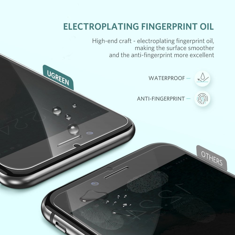 UGREEN 2.5D Round Edge HD Screen Protector, 2 Pack Tempered Glass For iPhone 7/8 Plus 5.5 inch 60395