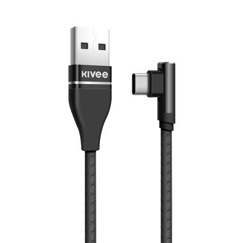 KIVEE CG011 Angle iPhone 8-pin Charging Cable 1M Black