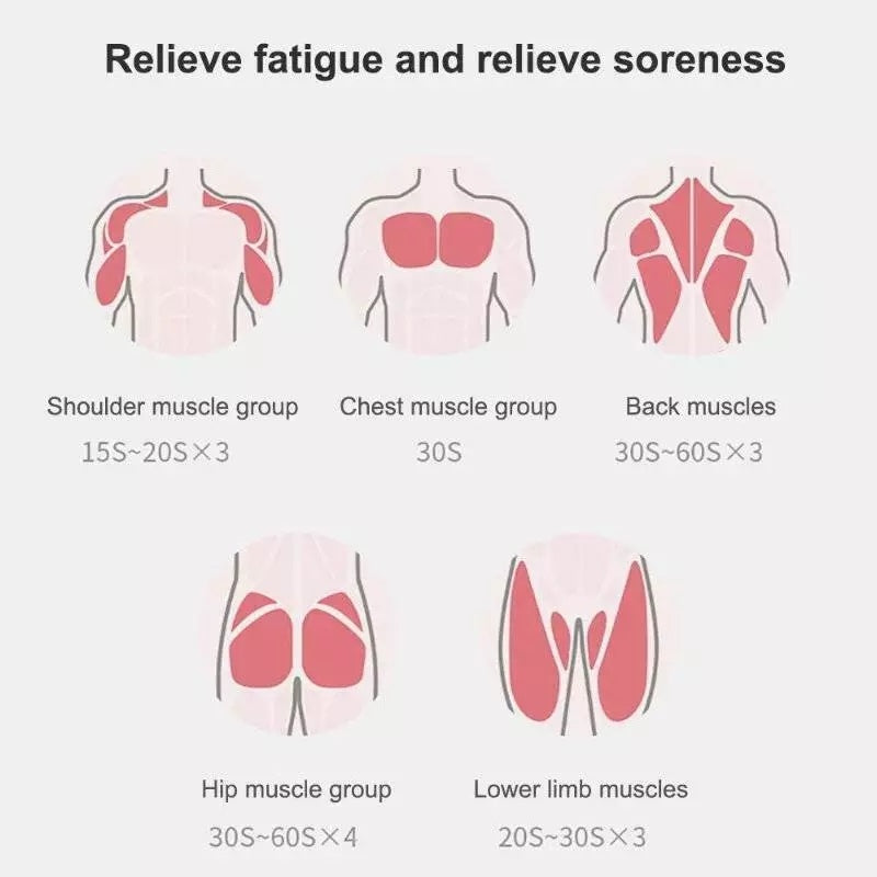 Kivee JMQ01 Massage Gun (4-head + 5-mode)