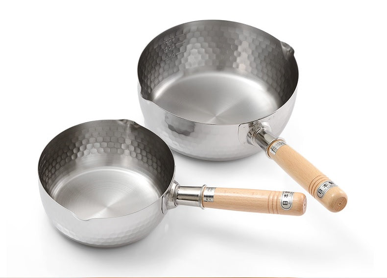 Yoshikawa Stainless Yukihira Saucepan TWIN pack 20cm + 22cm