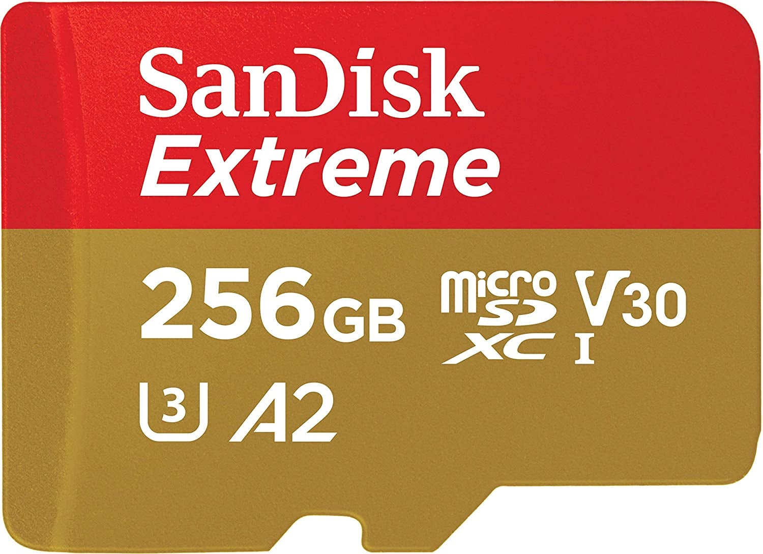 SANDISK SDSQXA1-256G-GN6MN MicroXD Extreme A2 V30 UHS-I/U3 160R/90W NO SD ADAPTER