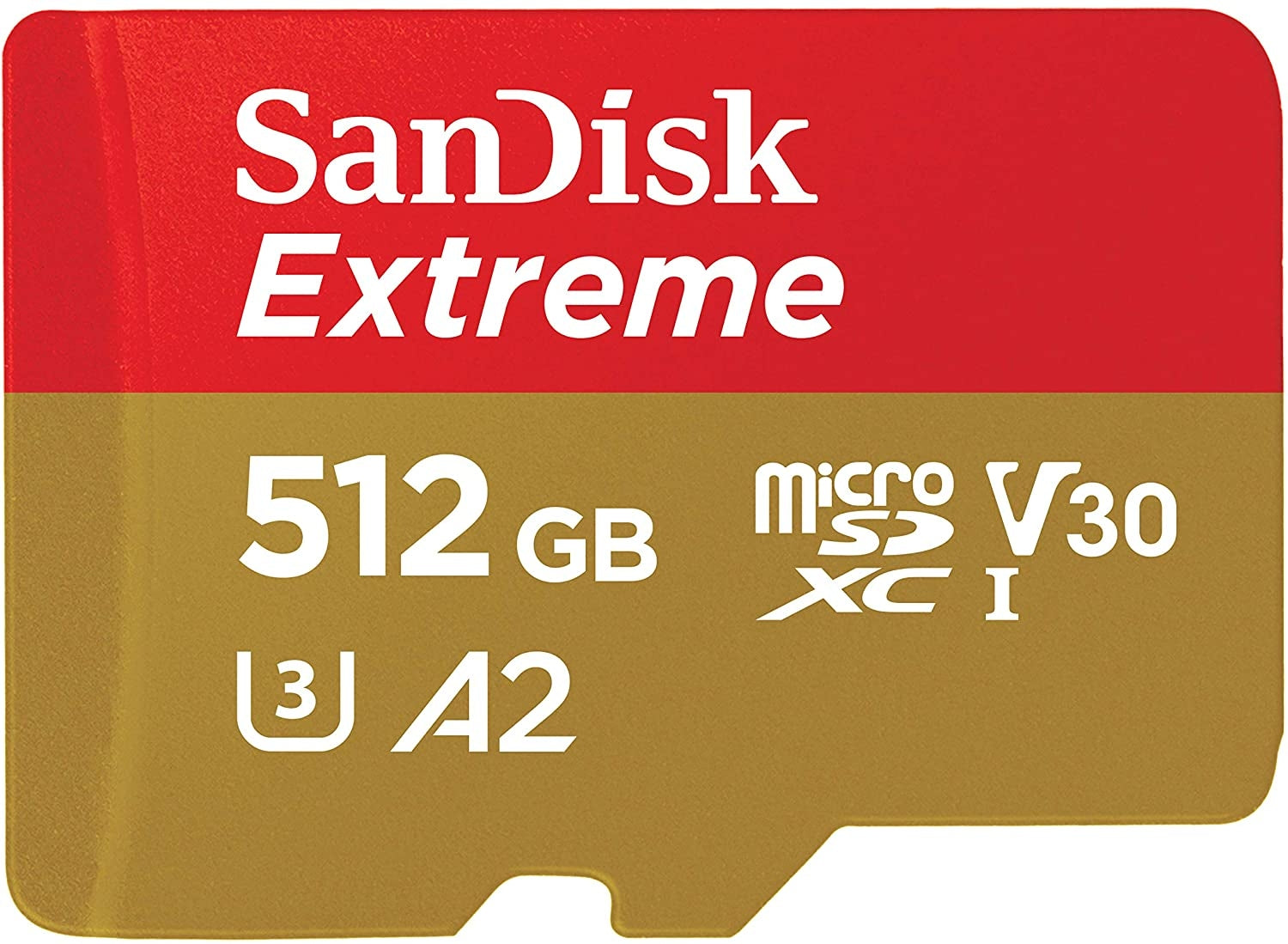 SANDISK SDSQXA1-512G-GN6MN MicroXD Extreme A2 V30 UHS-I/U3 160R/90W NO SD ADAPTER