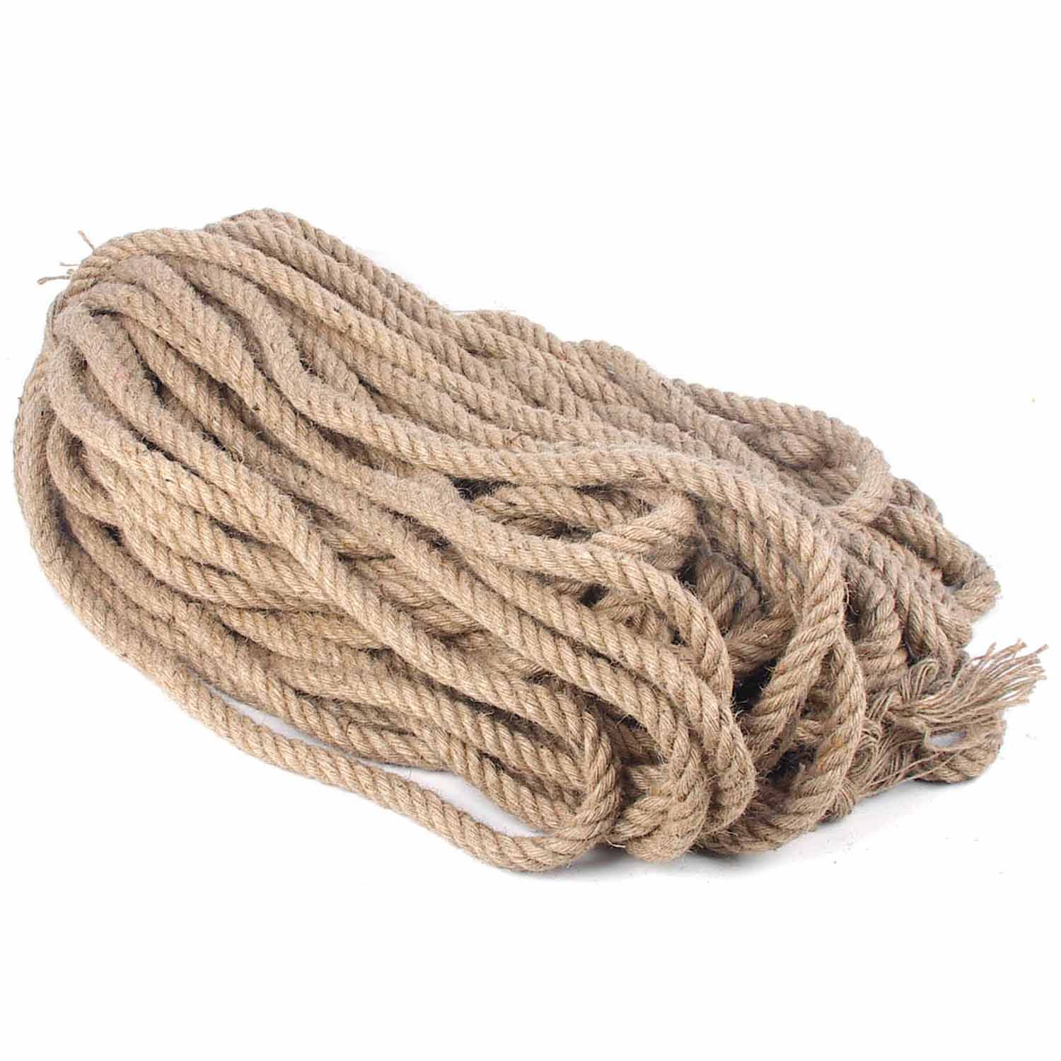 50m Sisal 20mm Rope Natural Twine Cord Thick Jute Hemp Manila Crafting Home Decor
