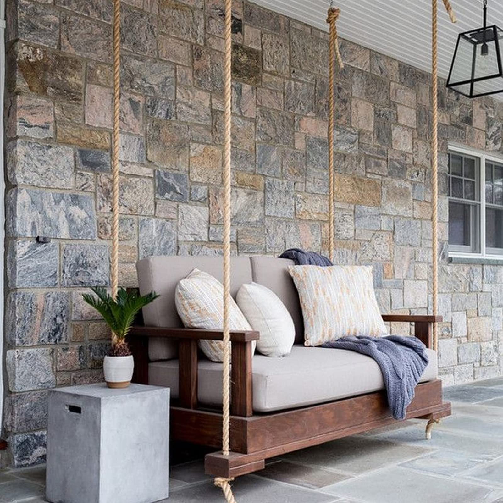 2m Sisal 40mm Rope Natural Twine Cord Thick Jute Hemp Manila Crafting Home Decor