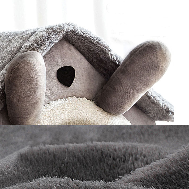 Small Dog House Bed Portable Cat Bed Removable Cushion Cat Cave, Foldable Pets Puppy Kitten Rabbit