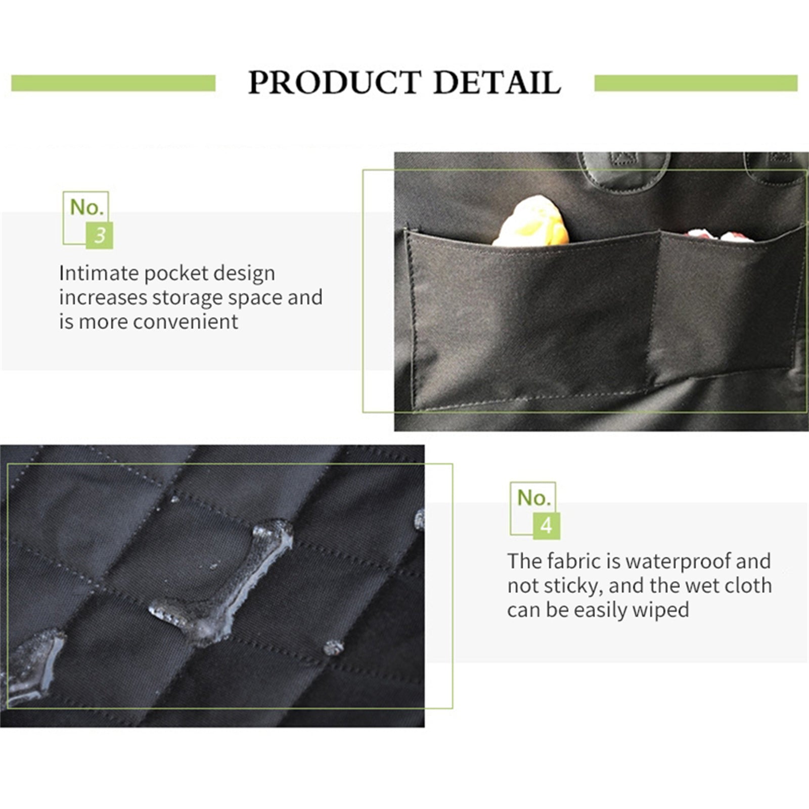 Pet Seat Cover for Dogs Car Back Seat Anti Dirty Waterproof Pet Hammock Mat