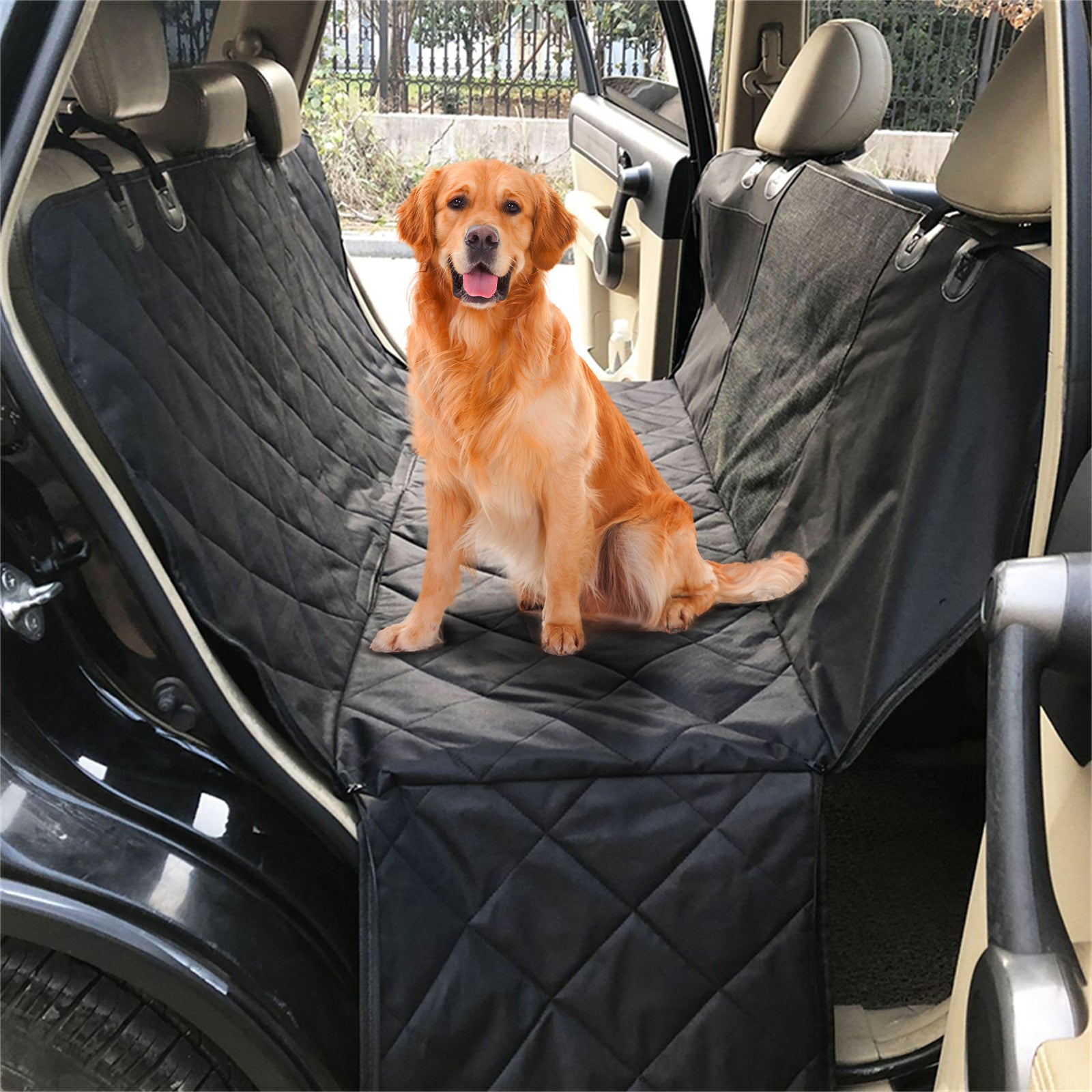 Pet Seat Cover for Dogs Car Back Seat Anti Dirty Waterproof Pet Hammock Mat