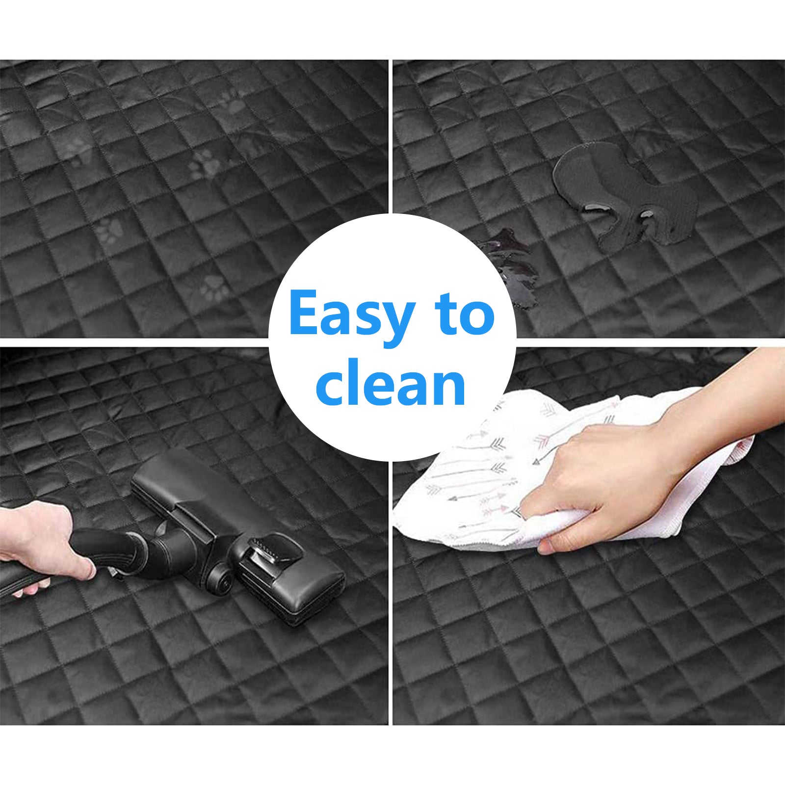 Pet Dog Car Back Seat Cover Anti Dirty Oxford Waterproof Fabric Protector Mat L