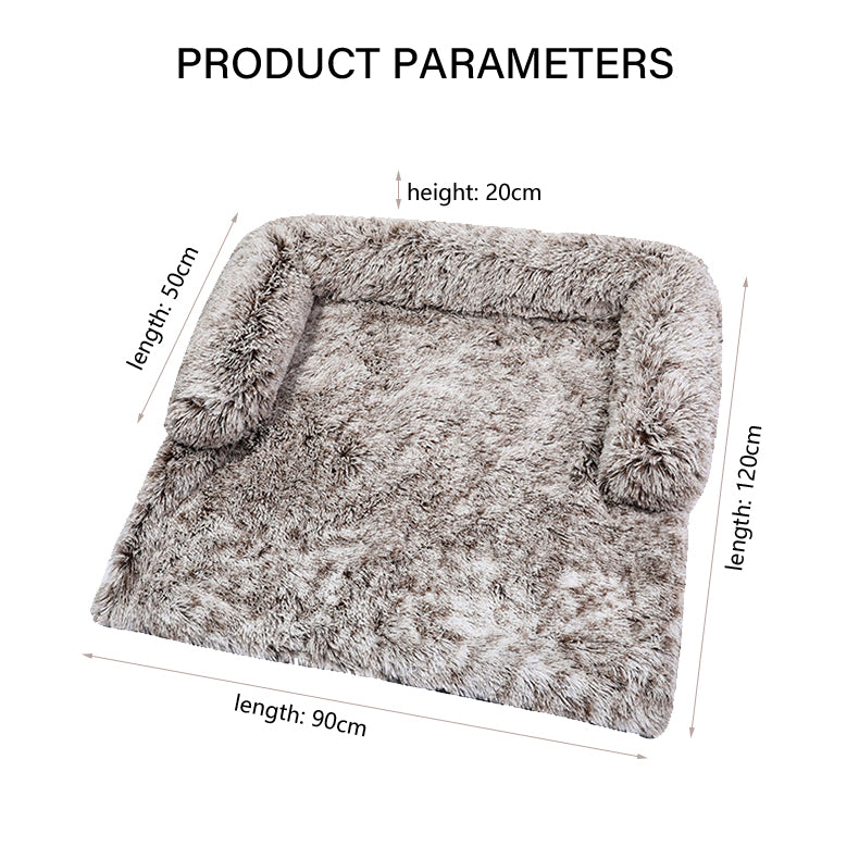 PawFriends Pet Sofa Bed Dog Calming Sofa Cover Protector Cushion Plush Mat XL