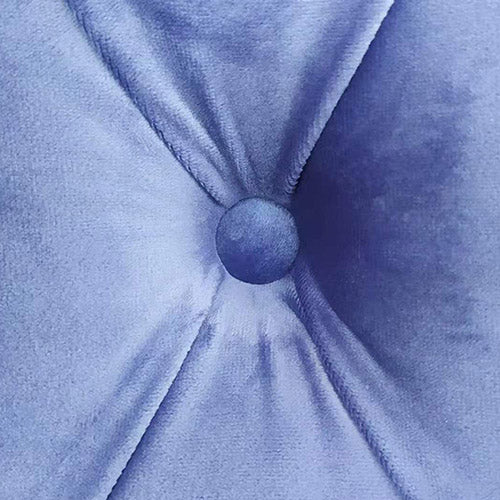 Queen Size Storage Bed Frame Elegant Luxury Velvet in Navy Blue Colour