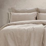 Embre Linen Look Washed Cotton QUILT COVER SET - KING