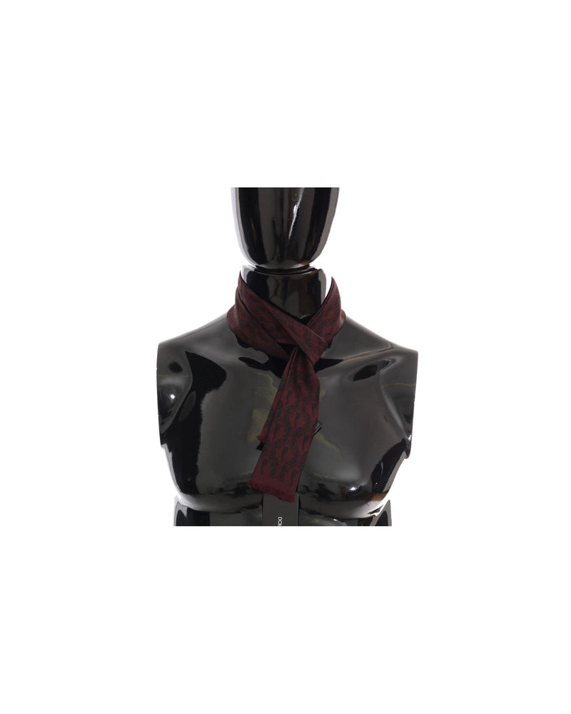 100% Silk Dolce & Gabbana Tie Scarf Wrap One Size Men