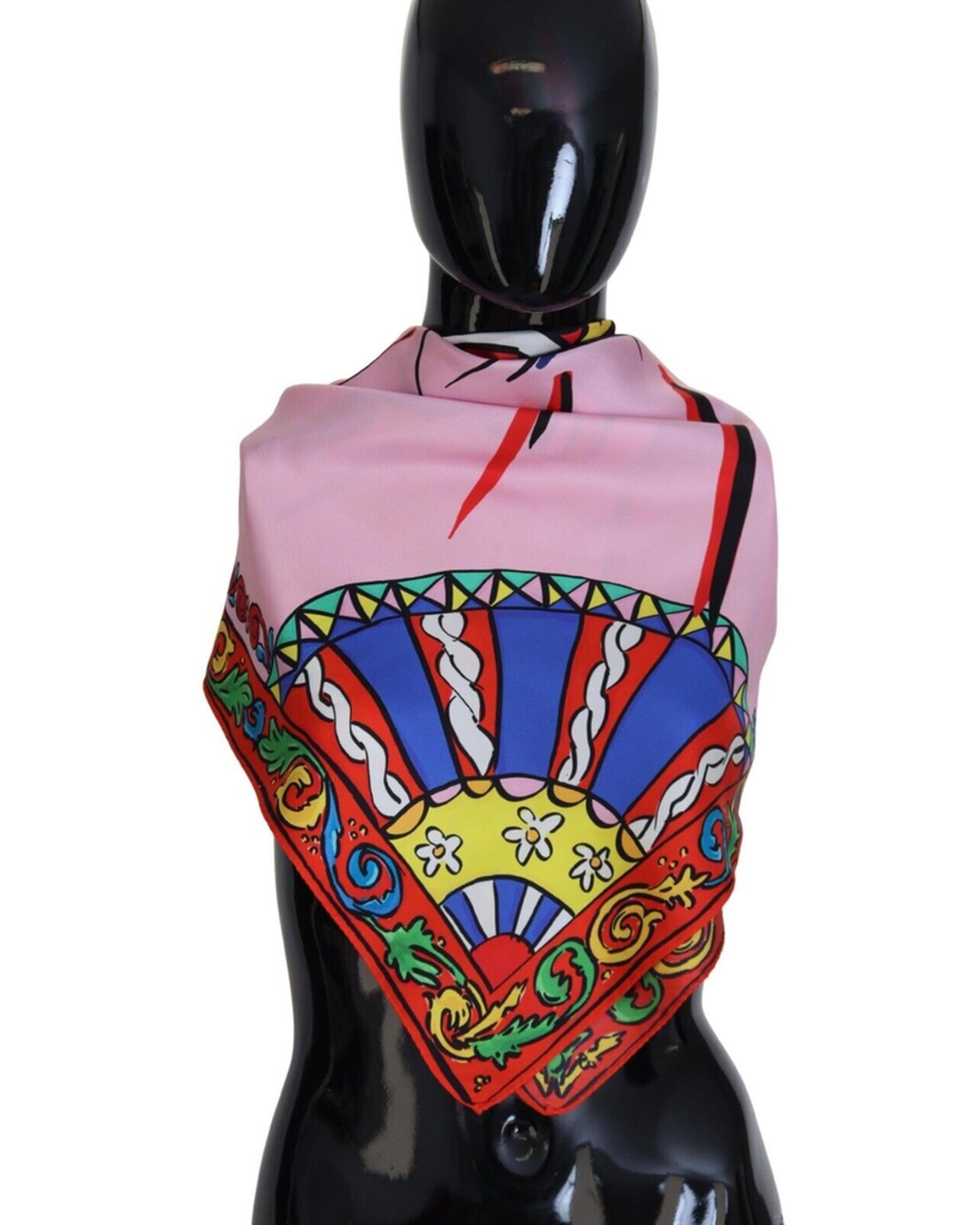 Dolce & Gabbana Silk Scarf with #DGLovesLondon Print One Size Men