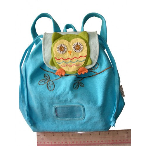 Owl Swim Bag Pinic Bag Blue