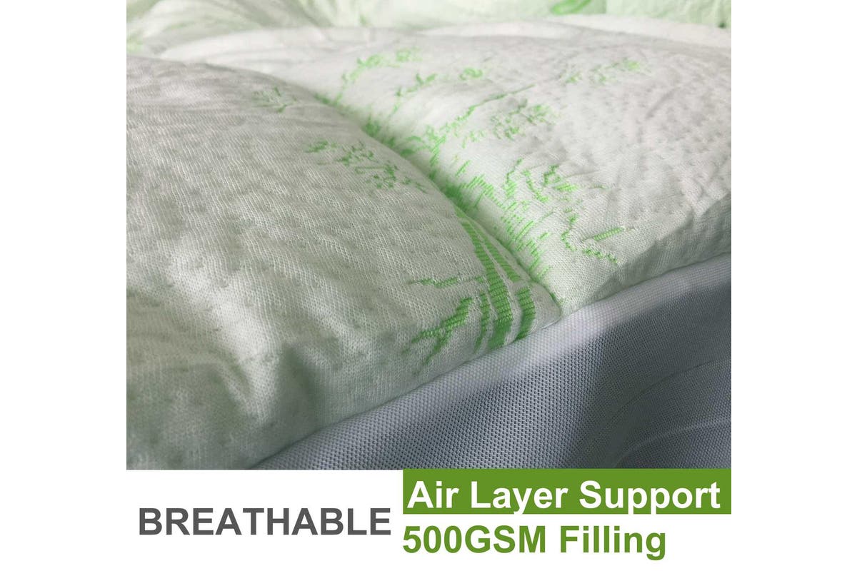 Luxton King Size Bamboo Mattress Topper 800GSM