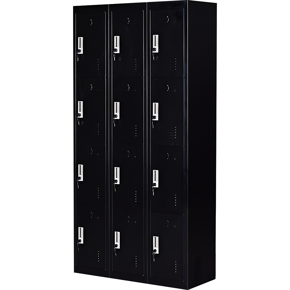 Twelve-Door Office Gym Shed Storage Locker