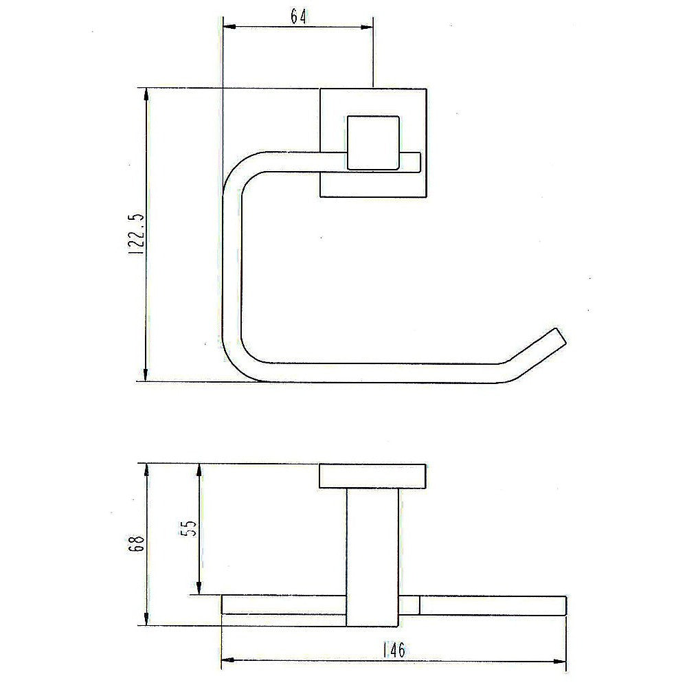 Classic Chrome Toilet Paper Holder Bathroom