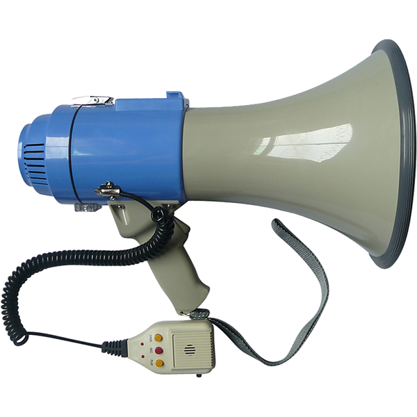 25W Megaphone PA System Loud Speaker Voice Recorder