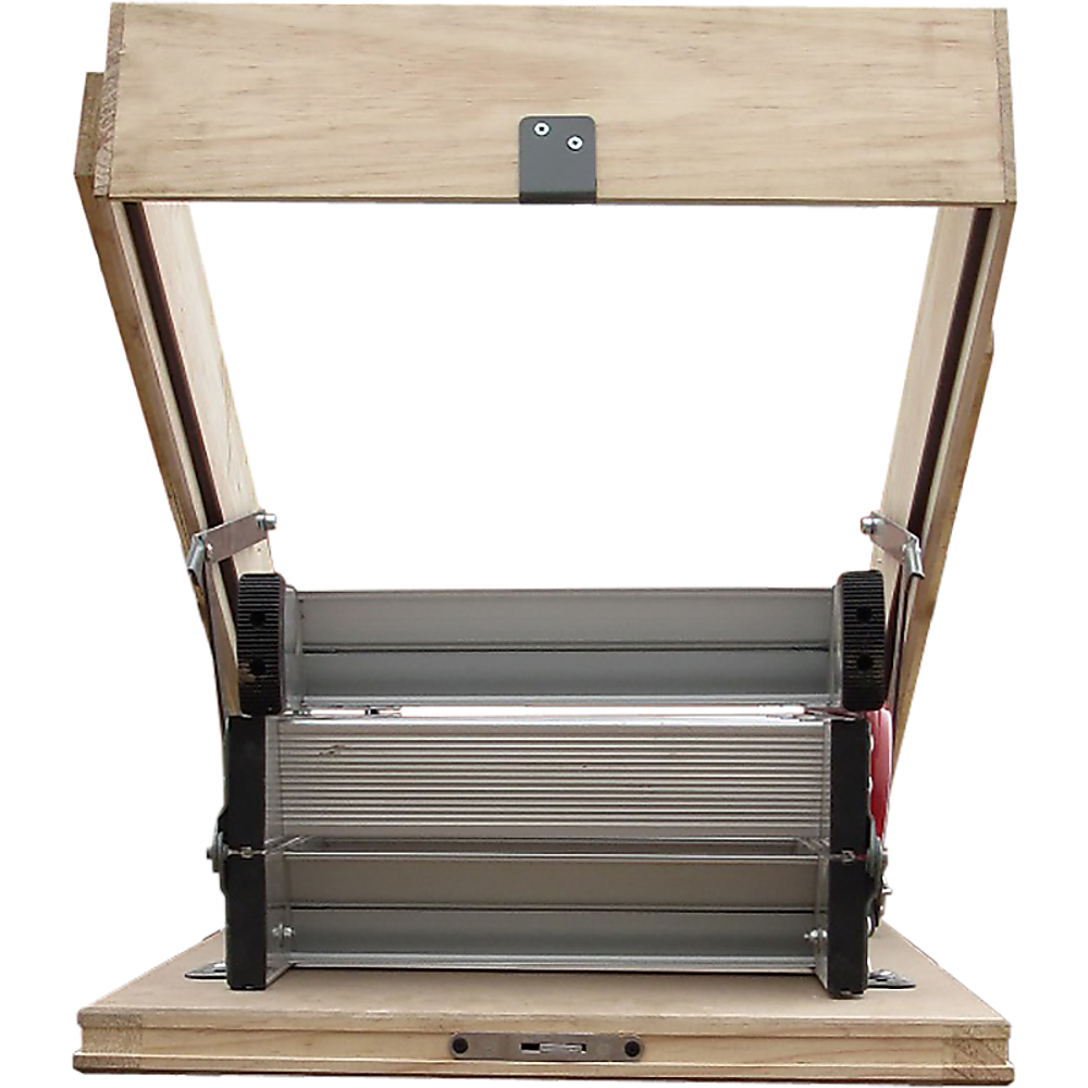 Deluxe Aluminium Attic Loft Ladder - 2700mm to 3050mm