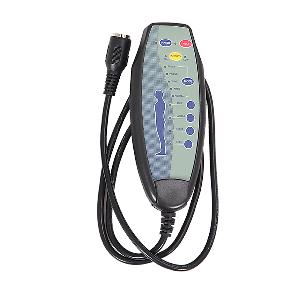 Black Massage Sofa Chair Recliner 360 Degree Swivel PU Leather Lounge 8 Point Heated